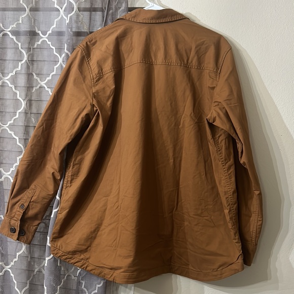 LOOSE FIT MIDWEIGHT TWILL LONG-SLEEVE JERSEY-LINED SHIRT size 1x - Picture 4 of 7